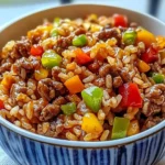 Beef and Pepper Rice Bowl