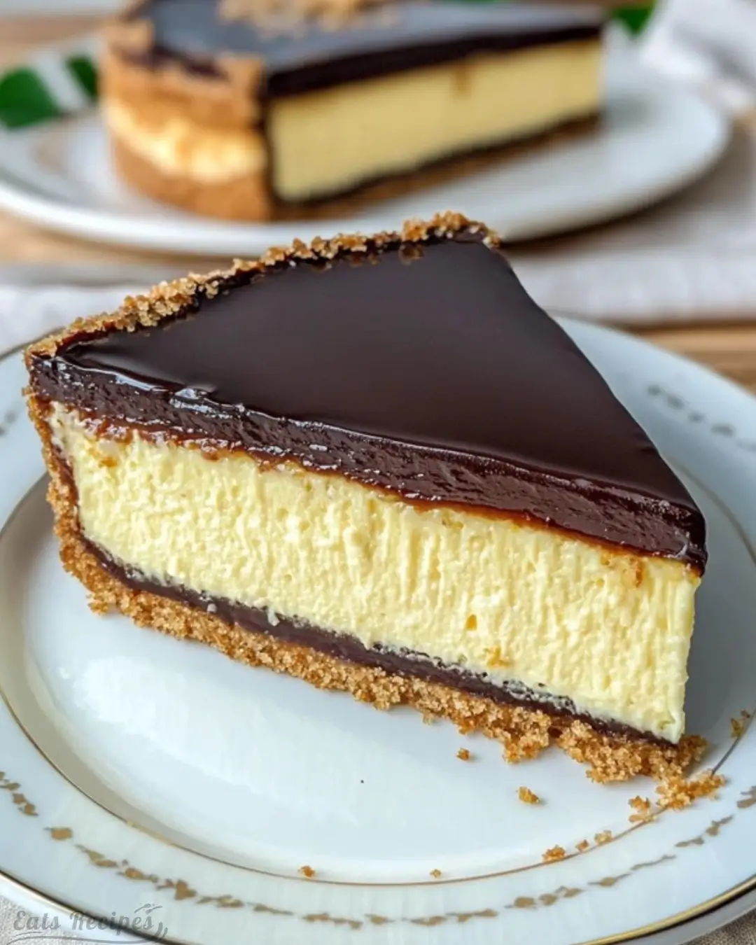 Boston Cream Pie Cheesecake