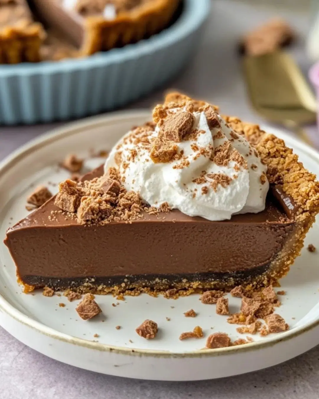 No-Bake Chocolate Pie