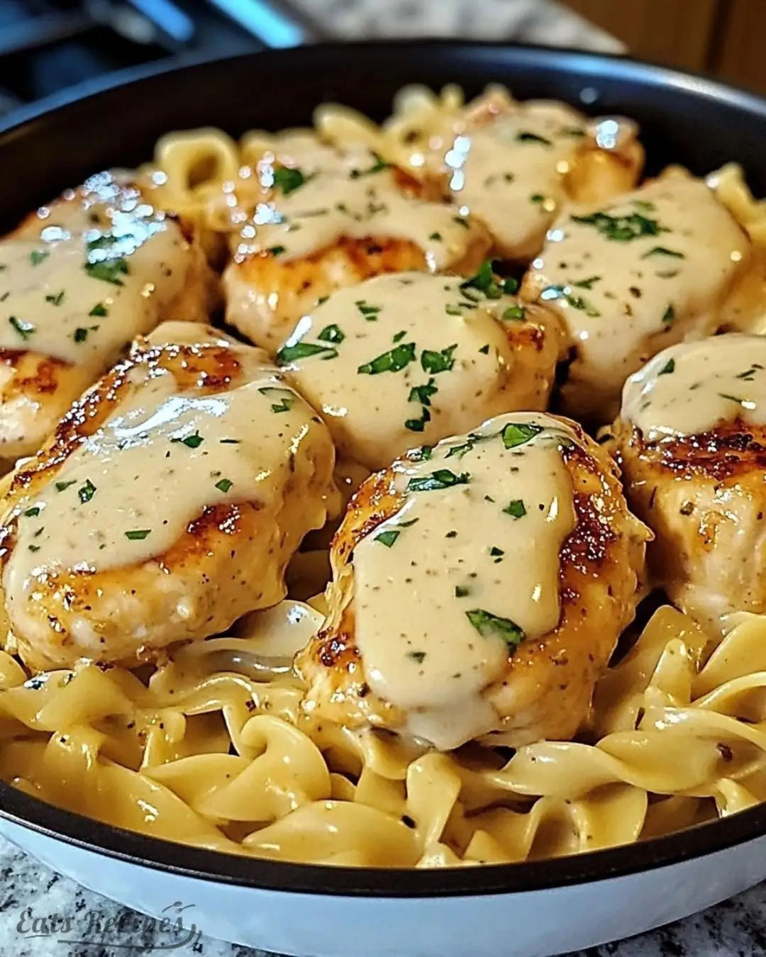 One-Pan Chicken with Buttered Noodles