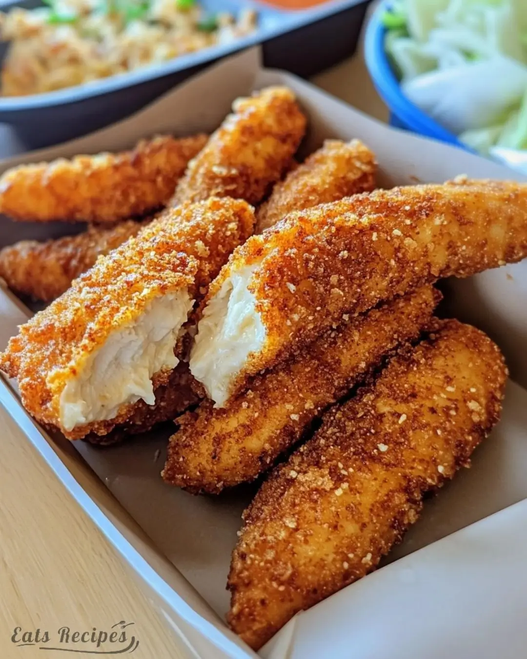 Crispy Parmesan Ranch Chicken Tenders