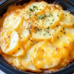 Slow Cooker Scalloped Potatoes