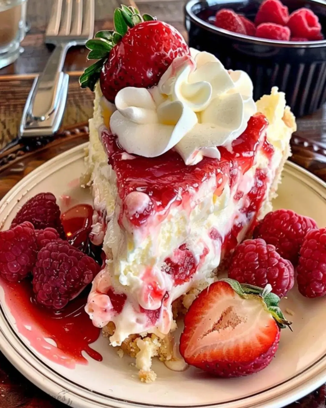 Strawberry Cheesecake Dump Cake Recipe