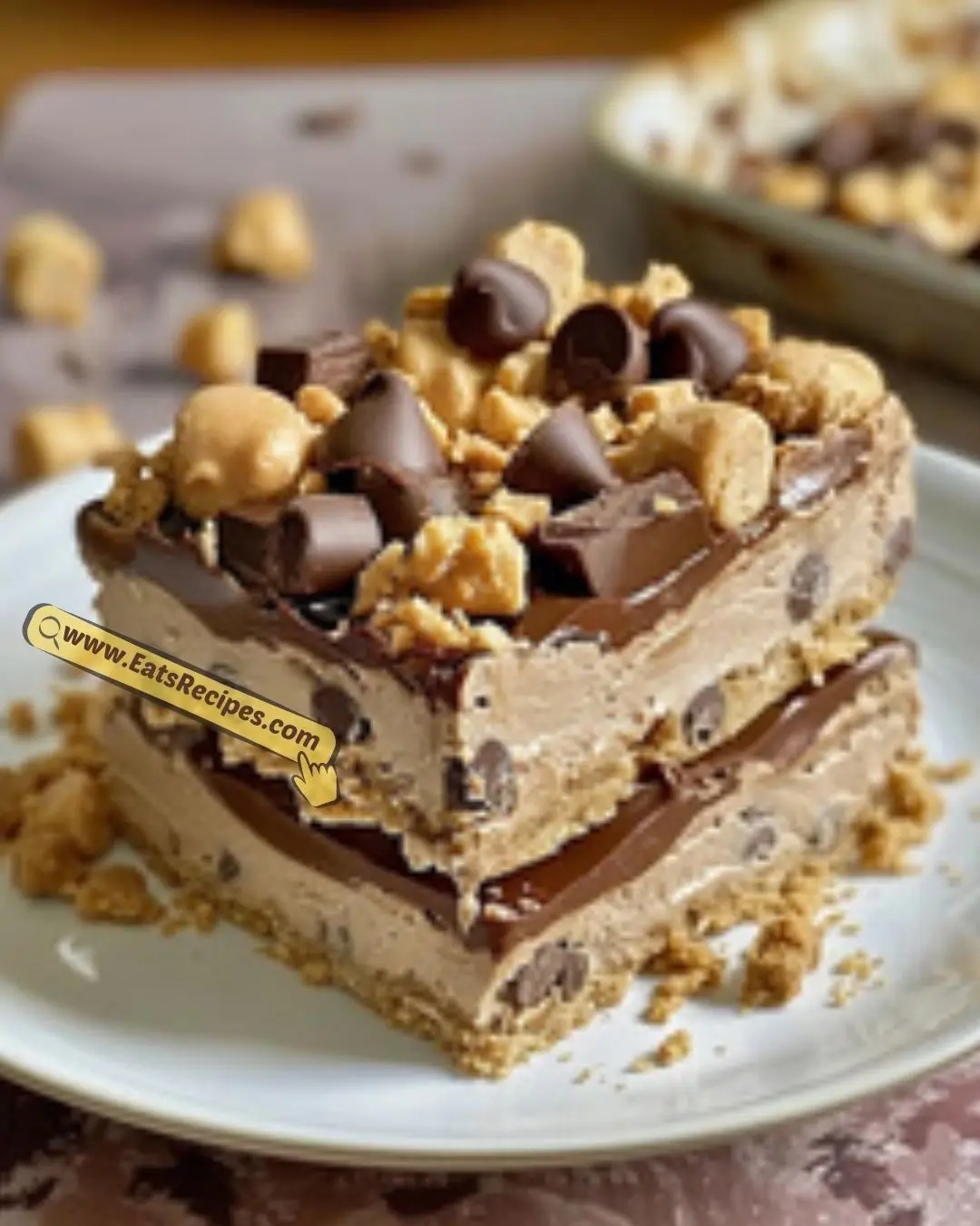 Reese’s Peanut Butter No-Bake Bars