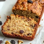Banana Bread with Nuts and Raisins