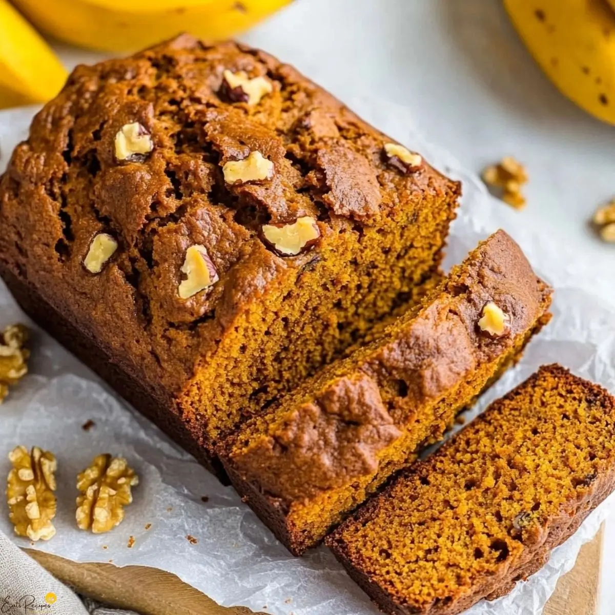 Pumpkin Banana Bread Recipe