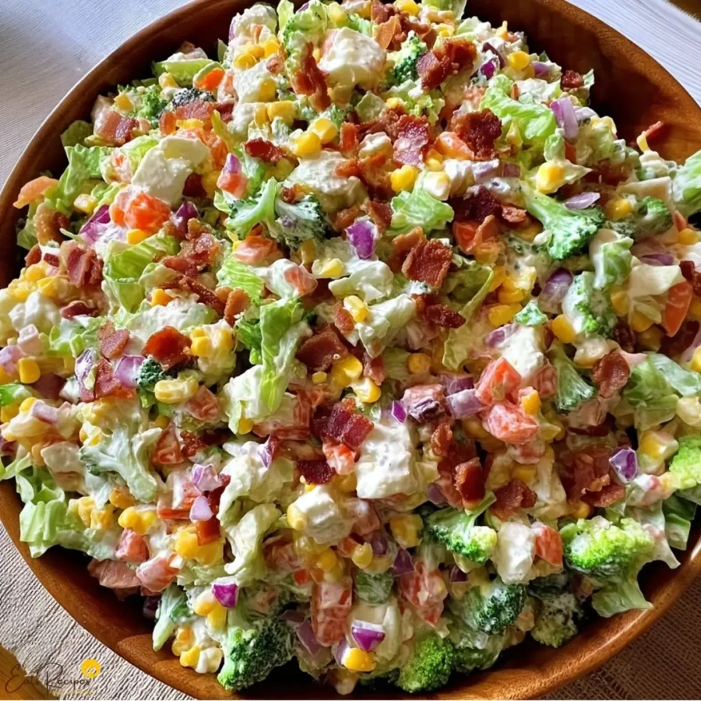 Easy Bacon Ranch Chopped Salad Recipe