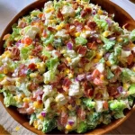 Easy Bacon Ranch Chopped Salad Recipe