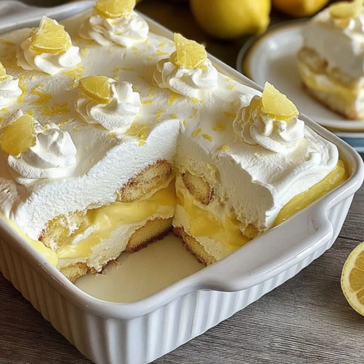 Easy Limoncello Tiramisu Recipe