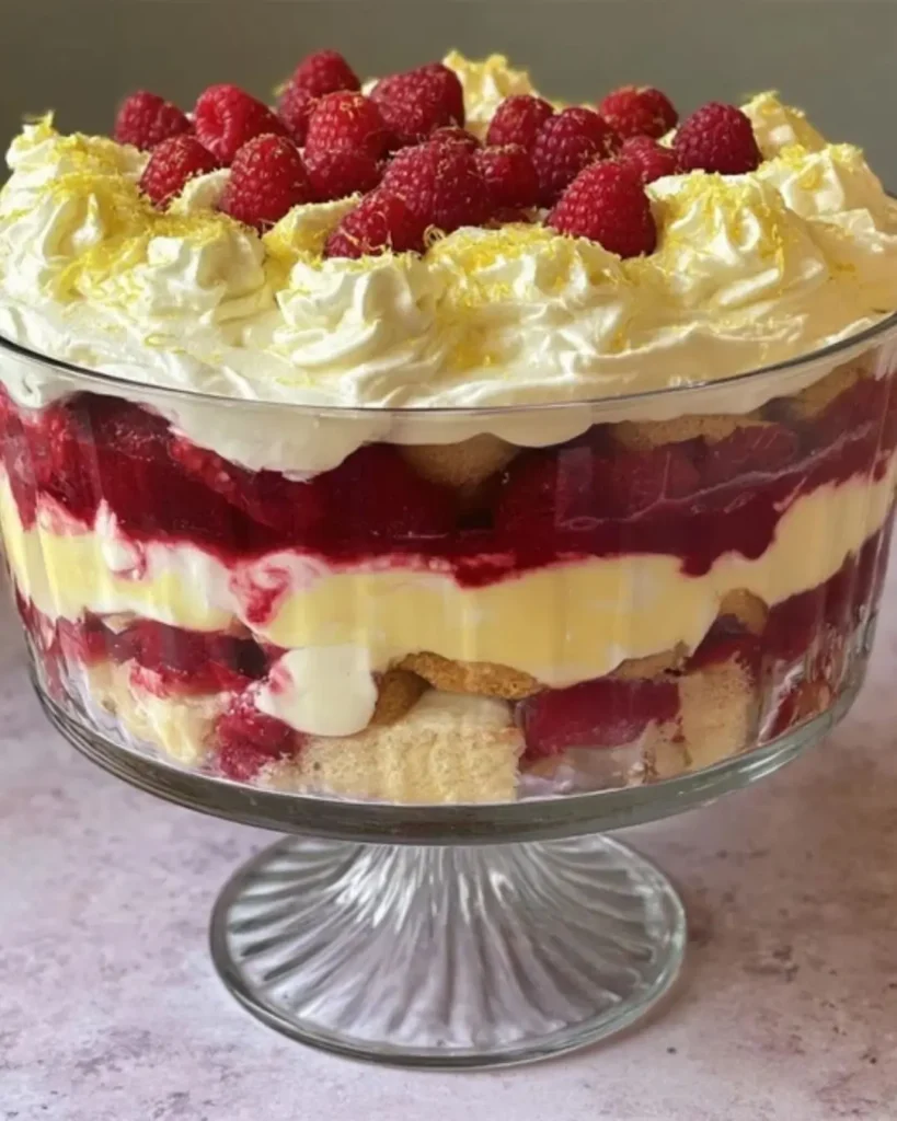 Ingredients for Mary Berry’s Limoncello & Raspberry Trifle