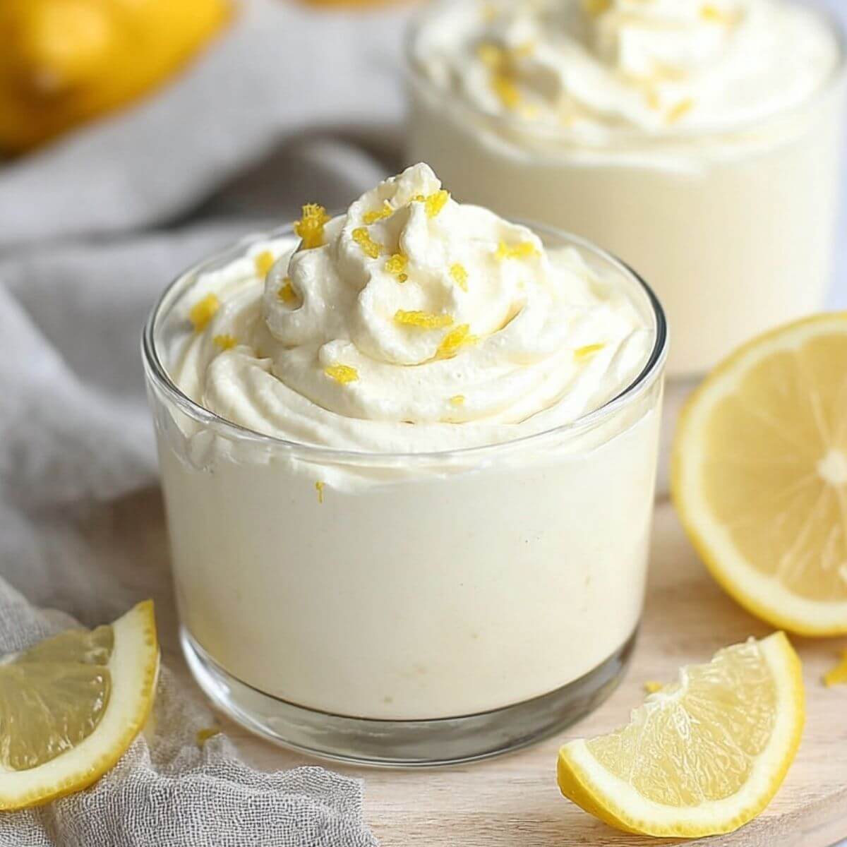 Cottage Cheese Lemon Mousse