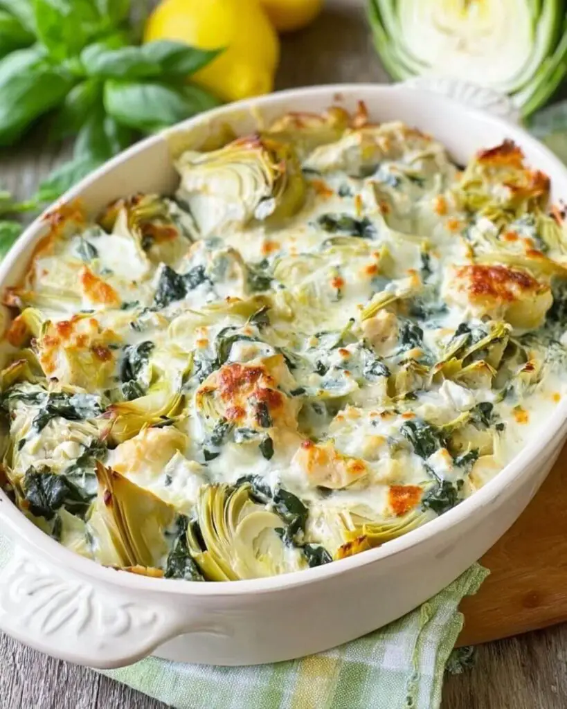 Artichoke Chicken with Cottage Cheese Recipe