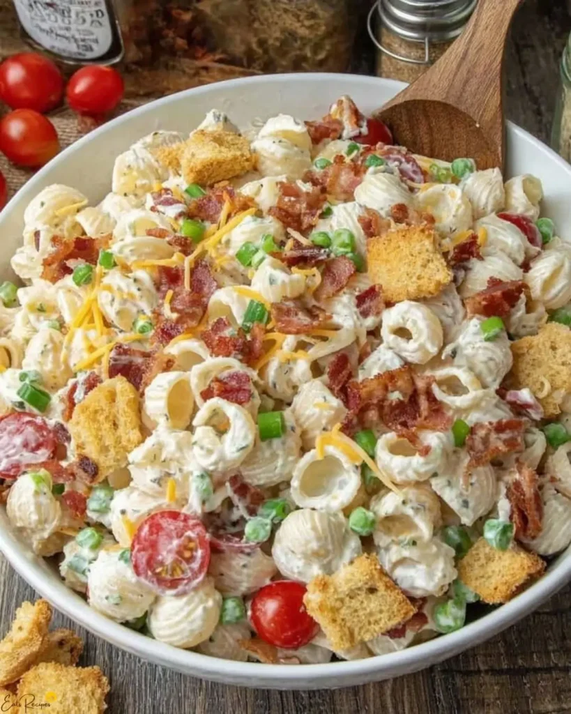 How to Make Bacon Ranch Pasta Salad