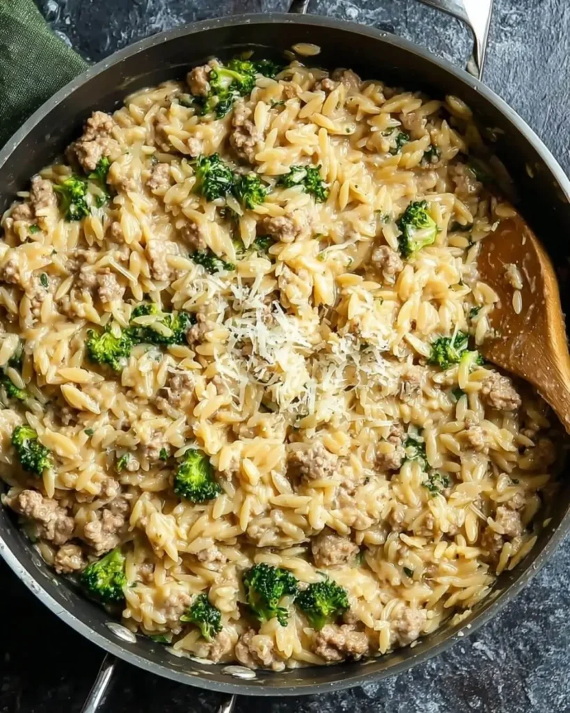 How to Make Ground Turkey Orzo