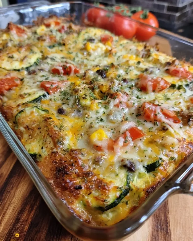 Easy Tex-Mex Zucchini Bake Recipe for Dinner Delight