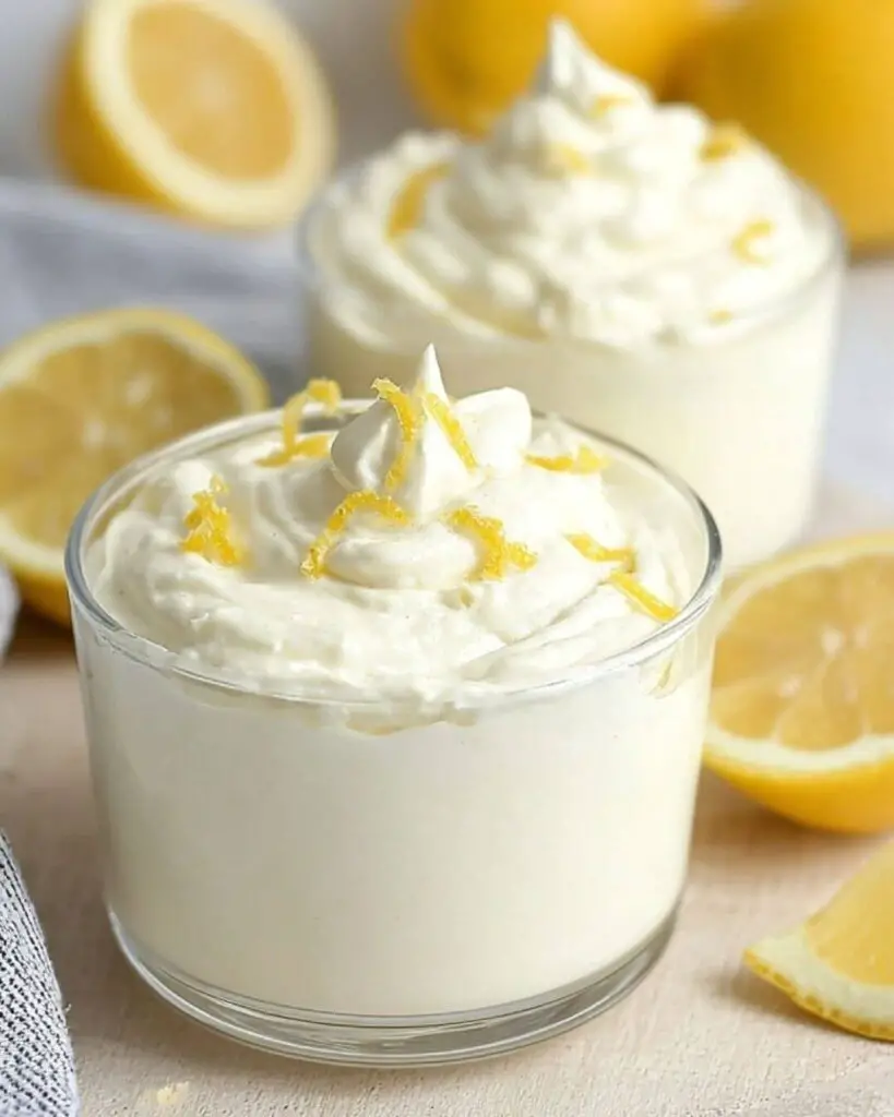 Cottage Cheese Lemon Mousse