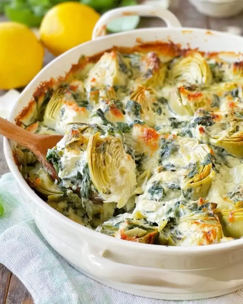 Artichoke Chicken with Cottage Cheese Recipe