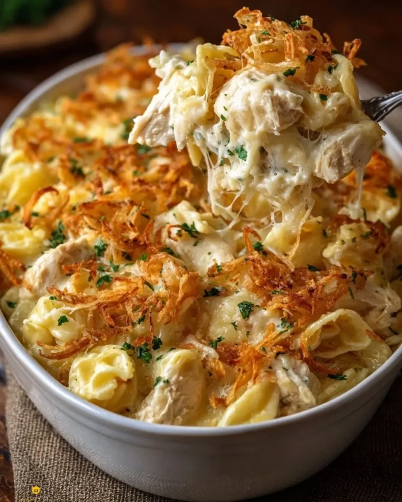 Why You’ll Love This French Onion Chicken Tortellini Casserole
