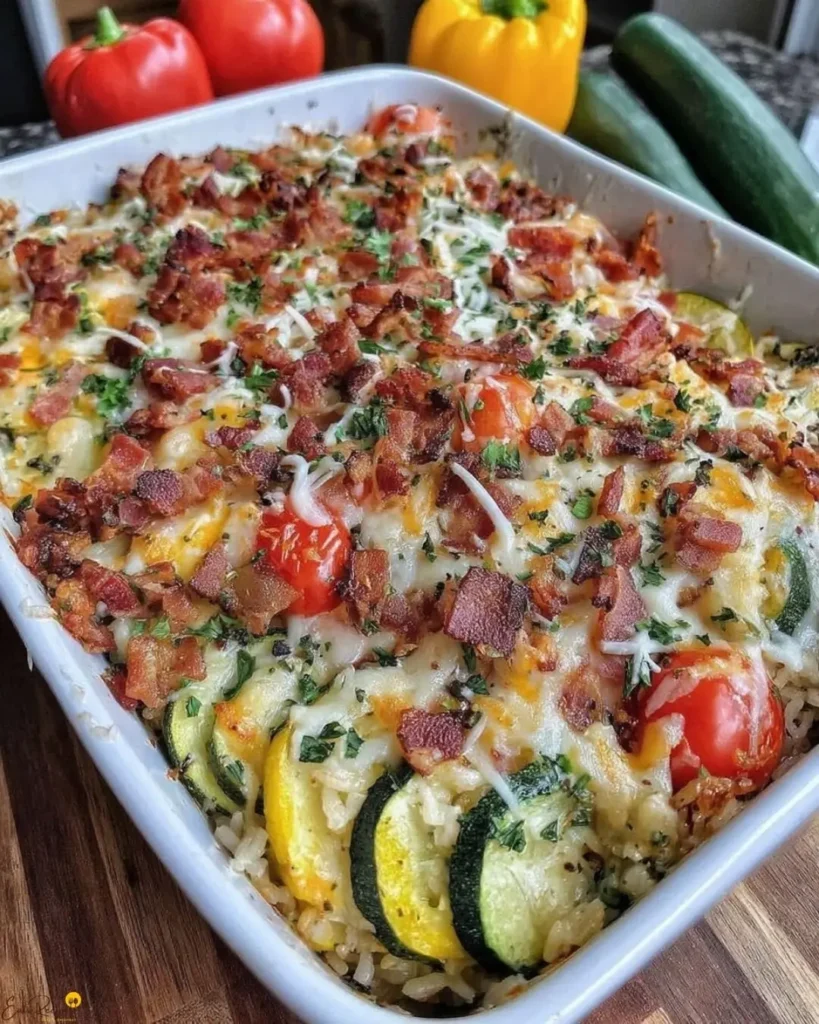 Why You’ll Love This Loaded Zucchini, Squash and Rice Bake