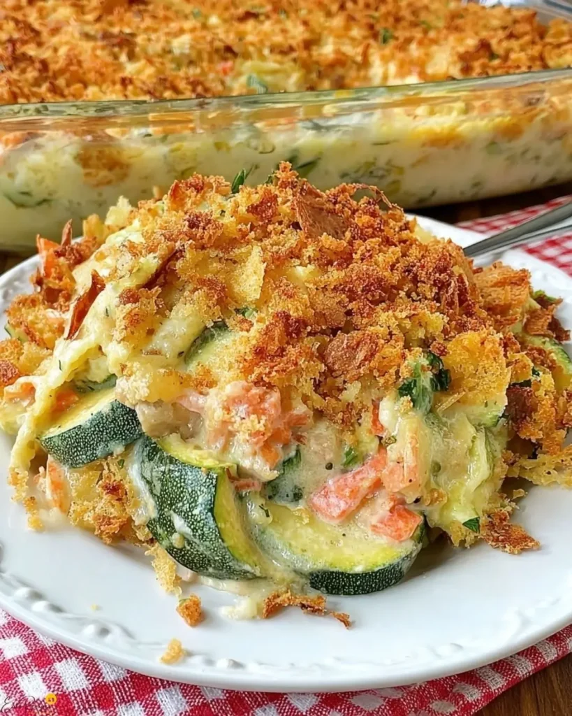 Easy Zucchini Casserole with Stuffing Mix Recipe
