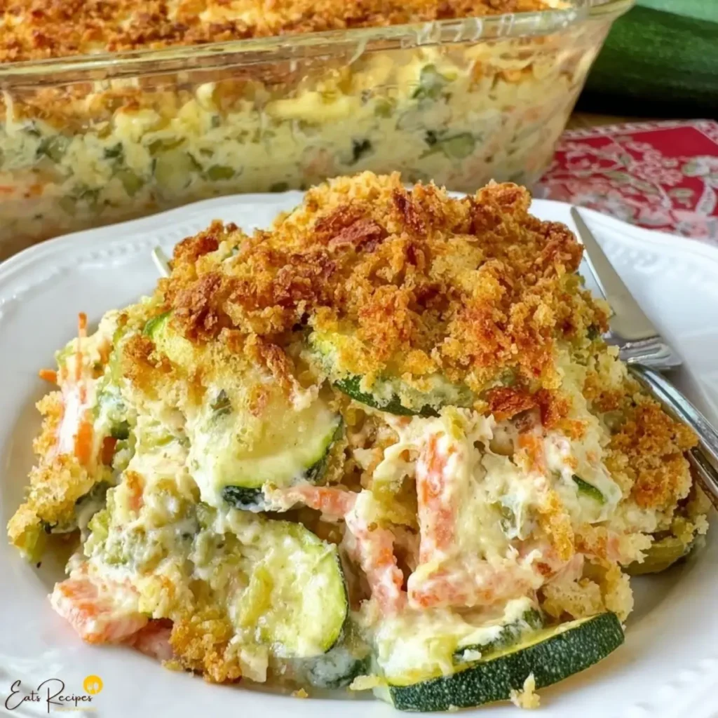 Zucchini Casserole with Stuffing Mix