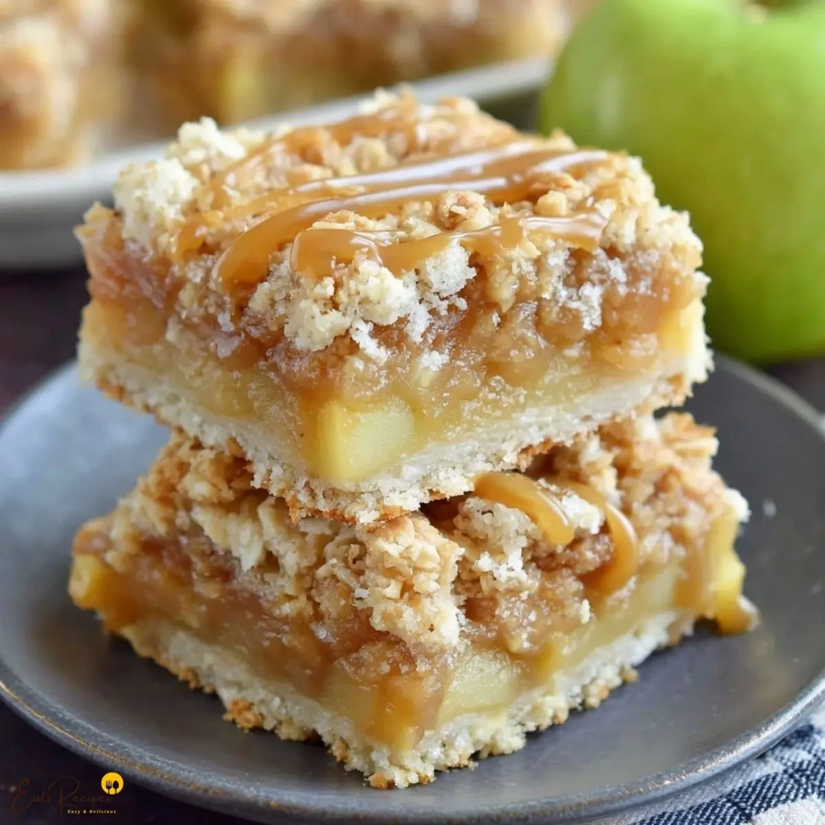 Apple Bar Apple Crisp Bars – Buttery, Sweet & Crunchy Dessert - Eats Recipes