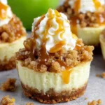 Apple Crisp Mini Cheesecakes