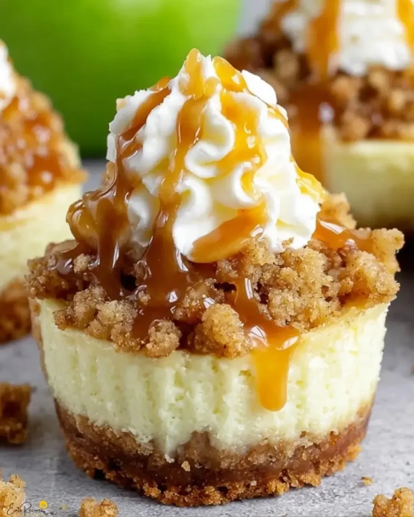 How to Make Apple Crisp Mini Cheesecakes