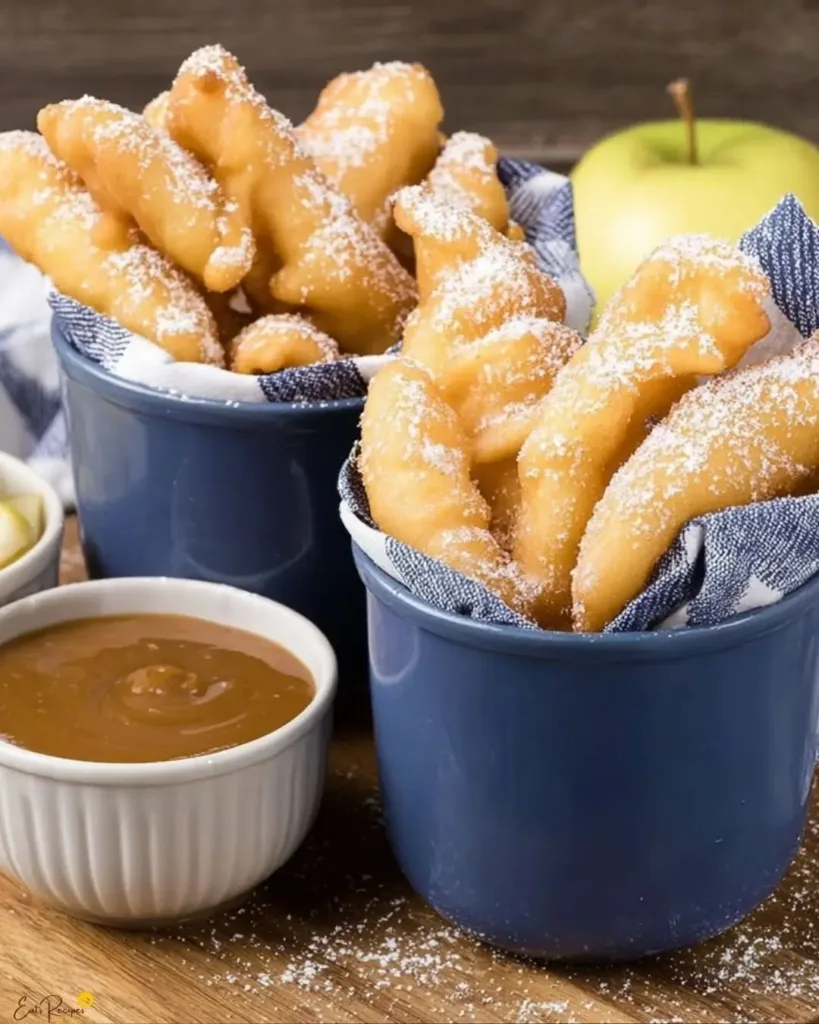 How to Make Funnel Cake Apple Fries