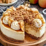 Apple Crumble Cheesecake
