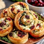 Cranberry Cream Cheese Pinwheels