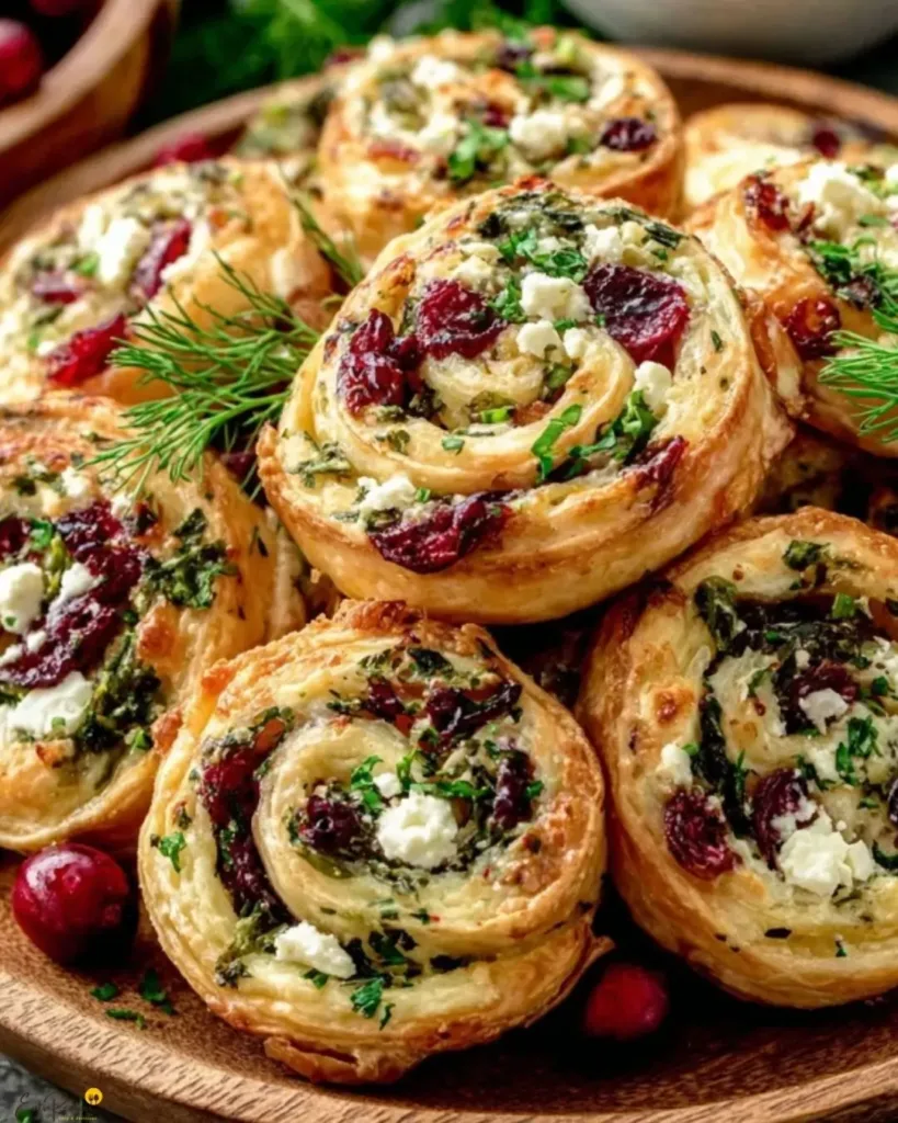 Cranberry Cream Cheese Pinwheels - Easy Holiday Appetizer 6 How To Make Cranberry Cream Cheese Pinwheels