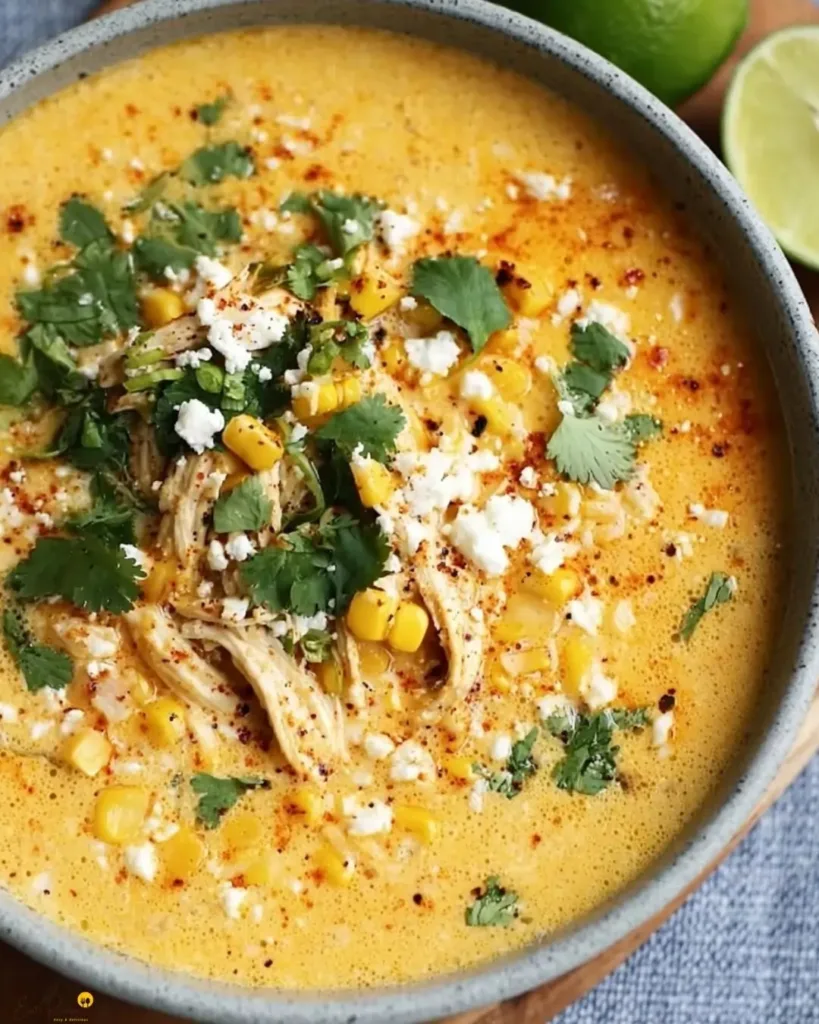Mexican Street Corn Soup - Creamy & Flavorful Recipe 5 Ingredients for Authentic Flavor