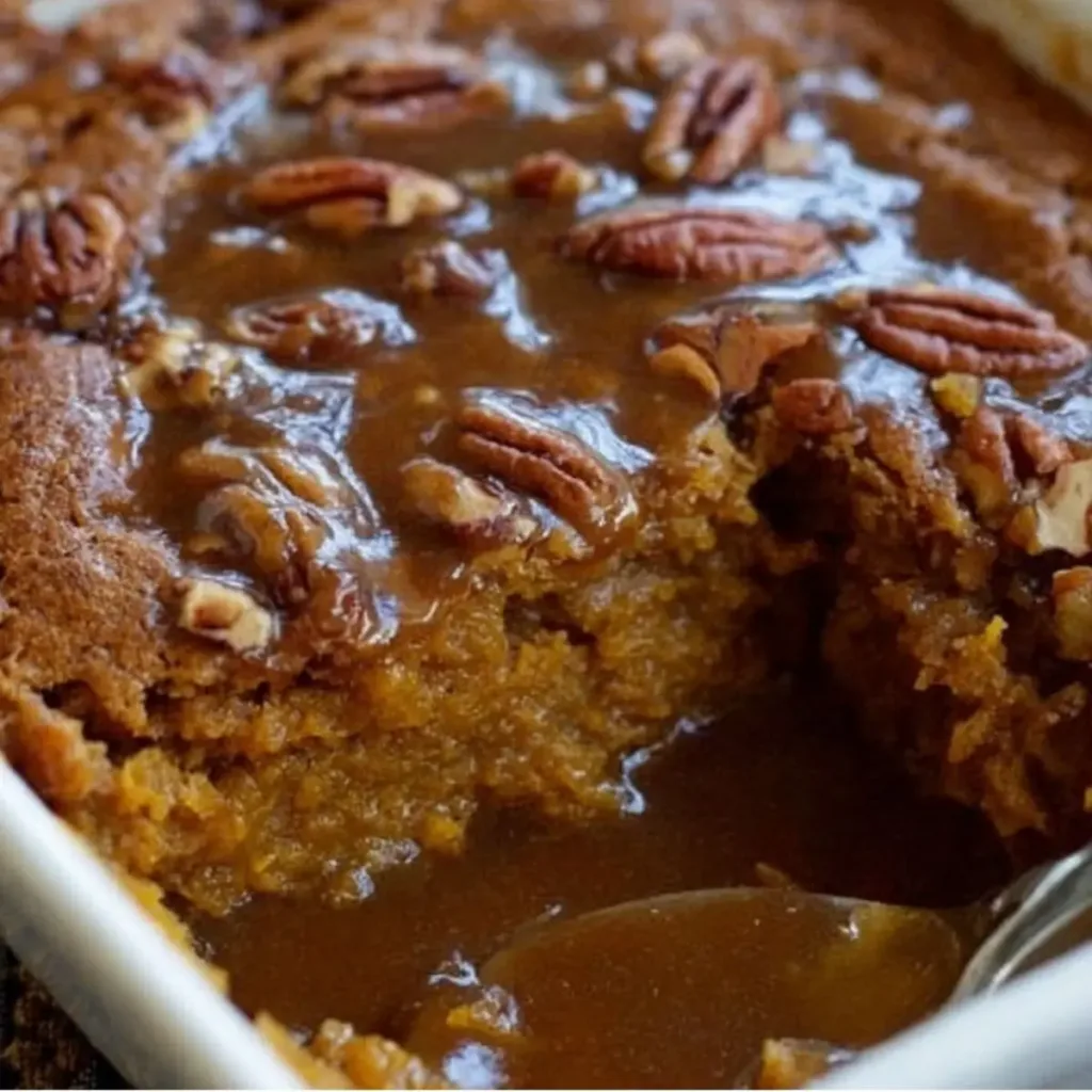 Pumpkin Pecan Cobbler