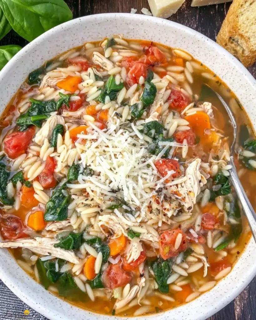 Crockpot Marry Me Chicken Orzo Soup - Creamy, Cozy & Irresistible 4 Ingredients For Crockpot Marry Me Chicken Orzo Soup